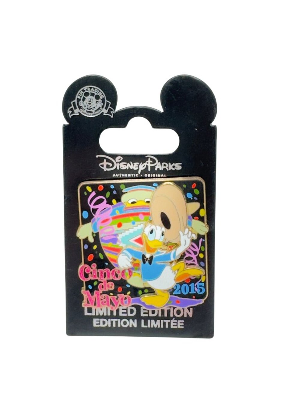 Disney Parks Donald Duck Cinco De Mayo 2015 Limited Edition Trading Pin